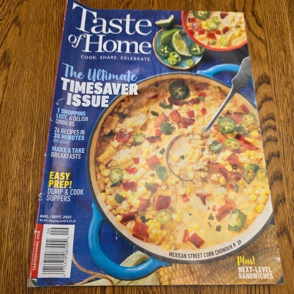 Taste of Home Magazine Lot of 4 Slow Cooker Cooking for 2 Timesaver 2006-2021